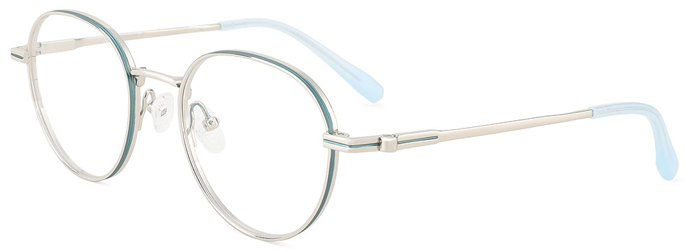 Titanium Prescription Glasses 26036 Silver from cheapglasses123.com