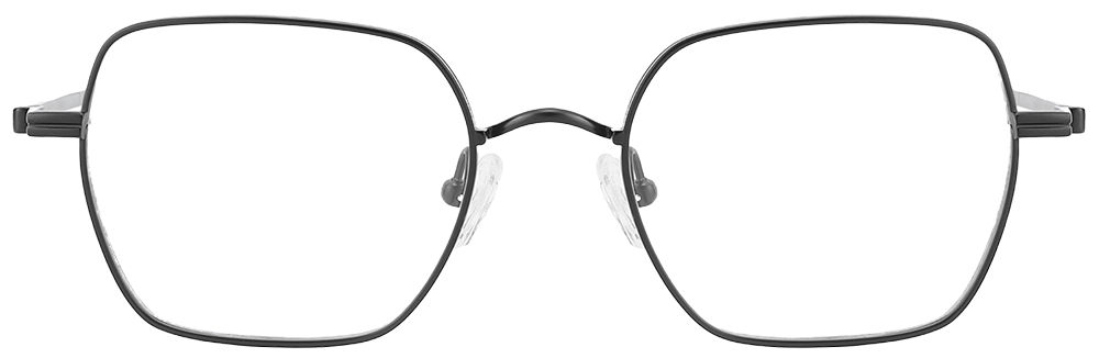 Try on Titanium Prescription Glasses 26037 Black