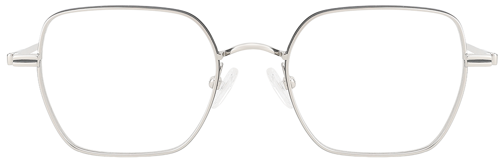 Try on Titanium Prescription Glasses 26037 Silver
