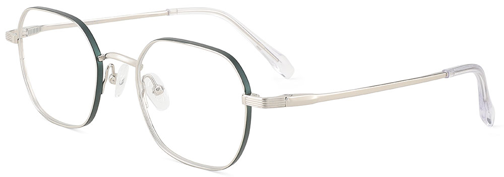 Titanium Prescription Glasses 26038 Silver from cheapglasses123.com