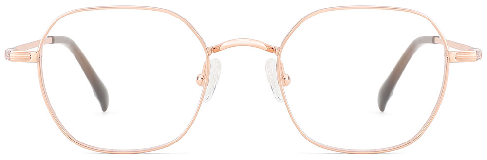 Titanium Prescription Glasses 26038 Gold