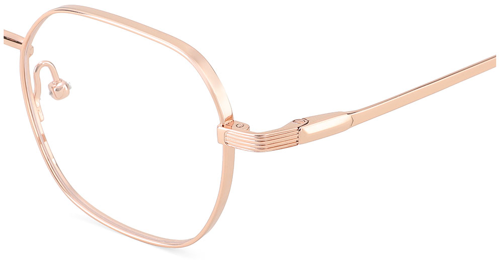 Titanium Prescription Glasses 26038 Gold