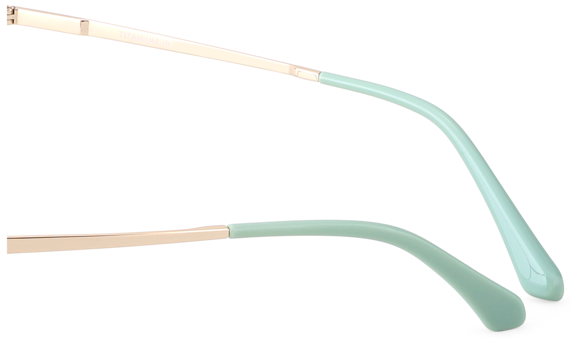 Titanium Prescription Glasses 26040 Gold Green