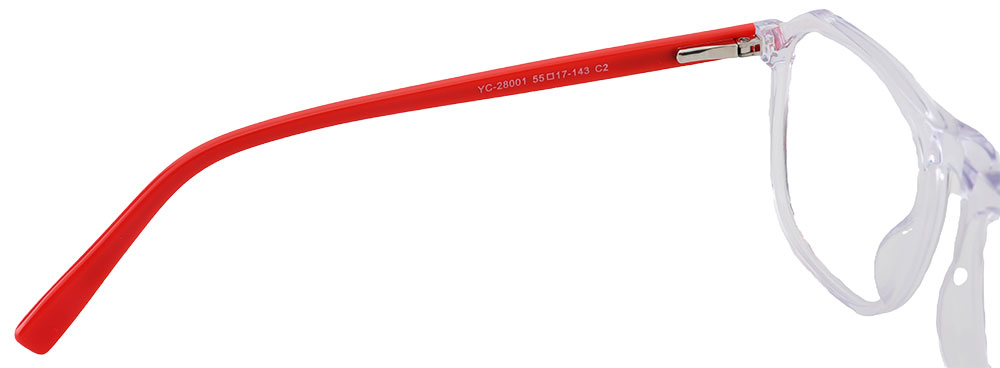 Prescription Glasses 28001 White Red