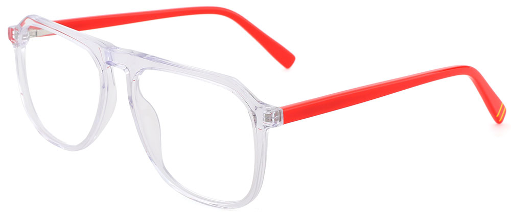 Cheapglasses123.com Wayfarer Prescription Glasses 28001 White Red