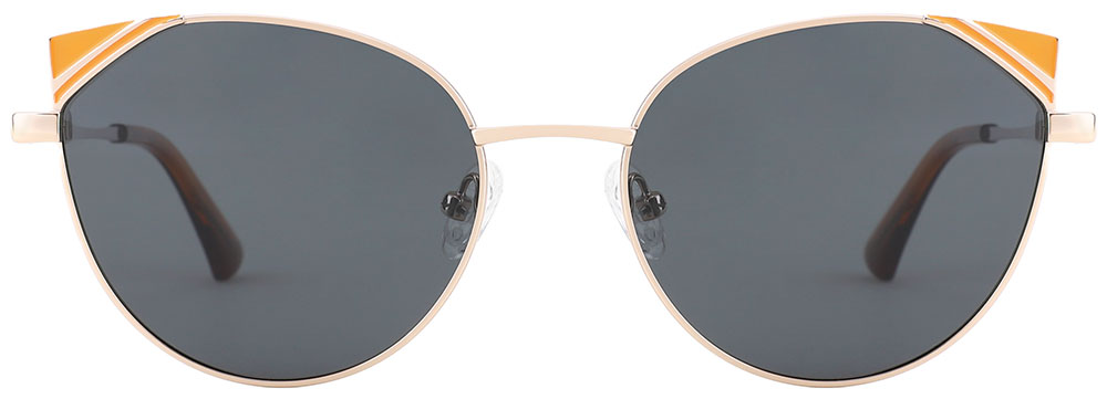 Cat Eye Prescription Sunglasses 29046 Yellow Gold from cheapglasses123.com