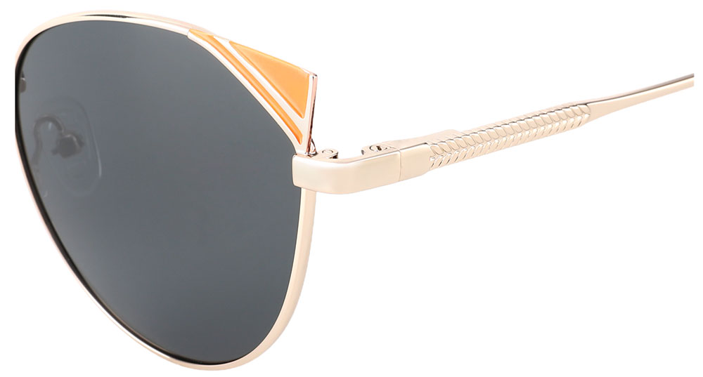 Cat Eye Prescription Sunglasses 29046 Yellow Gold