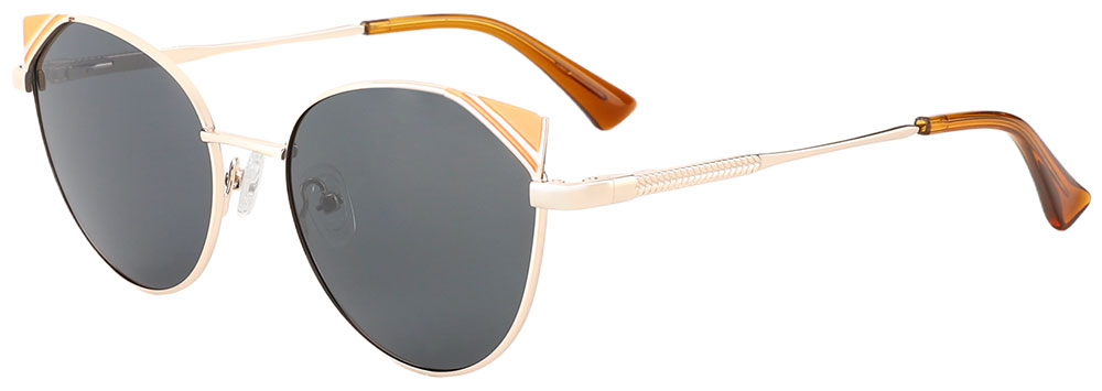Cat Eye Prescription Sunglasses 29046 Yellow Gold