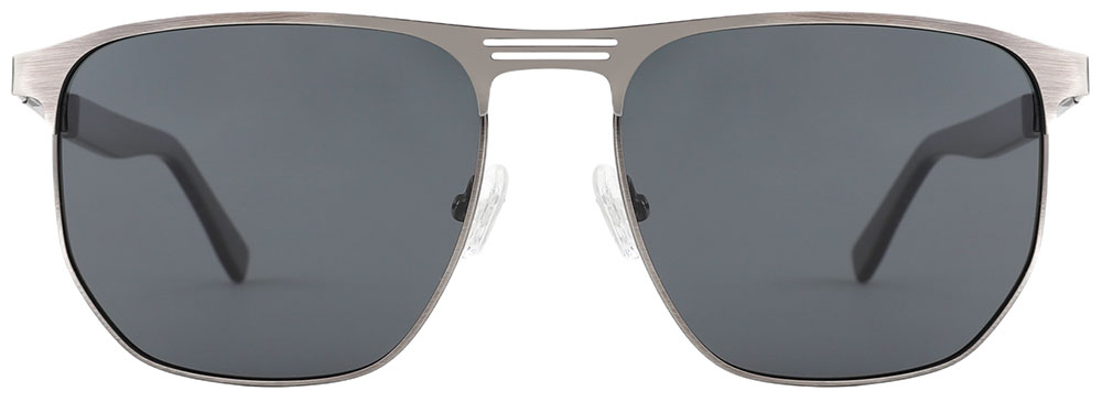 Polarized Prescription Sunglasses 29050 Gray Black from cheapglasses123.com