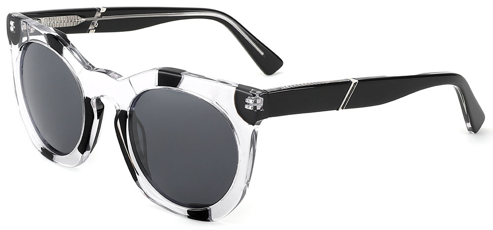 Prescription Sunglasses 29057 White Black