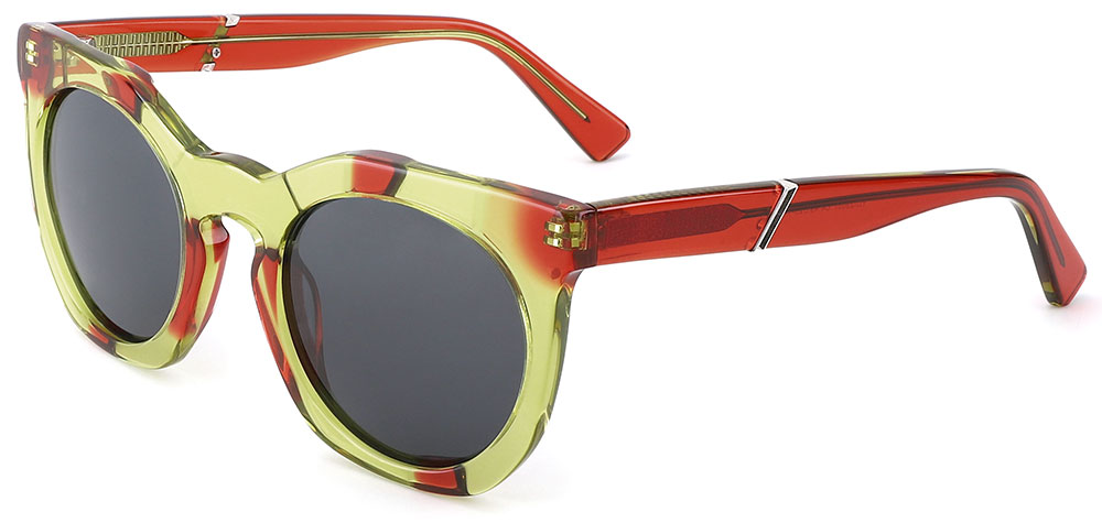 Prescription Sunglasses 29057 Yellow Red