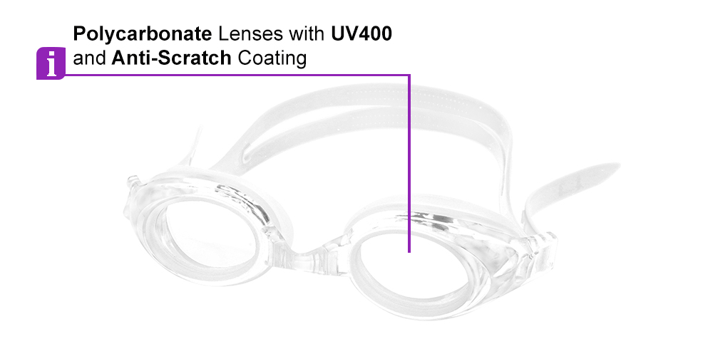 OS 2988 Prescription Swimming Goggles Clear