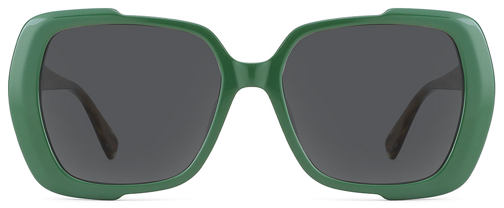 Polarized Prescription Sunglasses 31110 Green from cheapglasses123.com