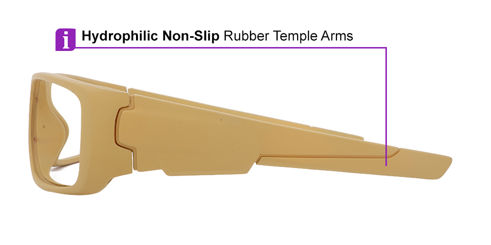 ss327 Prescription Safety Glasses Almond