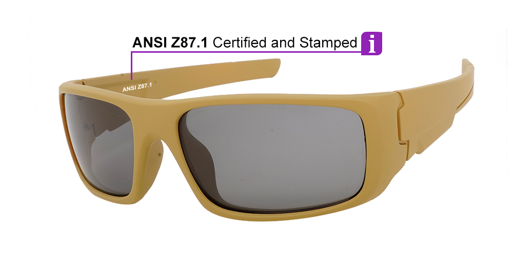 SS327 Prescription Sports Sunglasses Almond