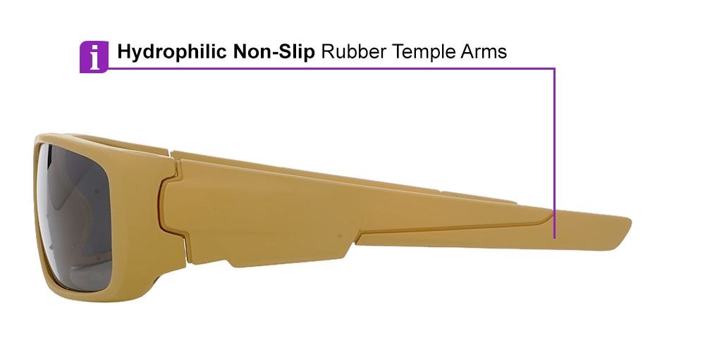 SS327 Prescription Sports Sunglasses Almond