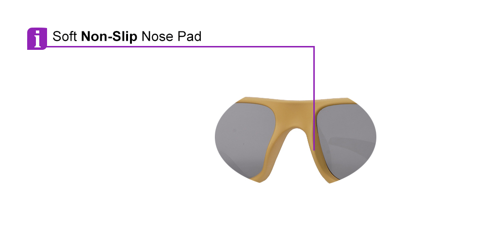 SS327 Prescription Sports Sunglasses Almond