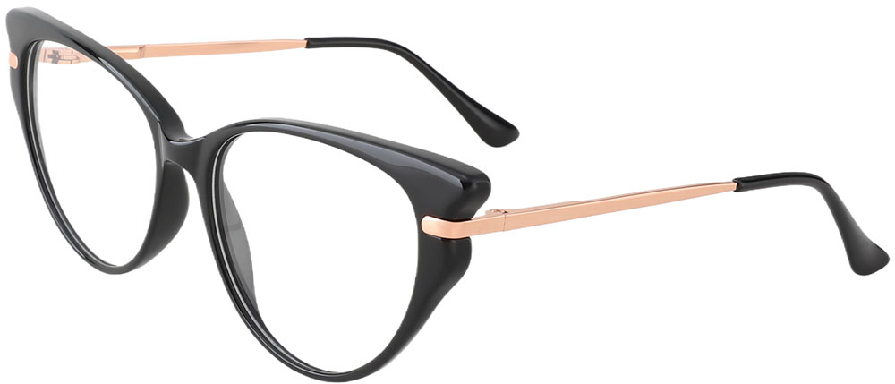 Cheapglasses123.com Prescription Glasses 35002 Black