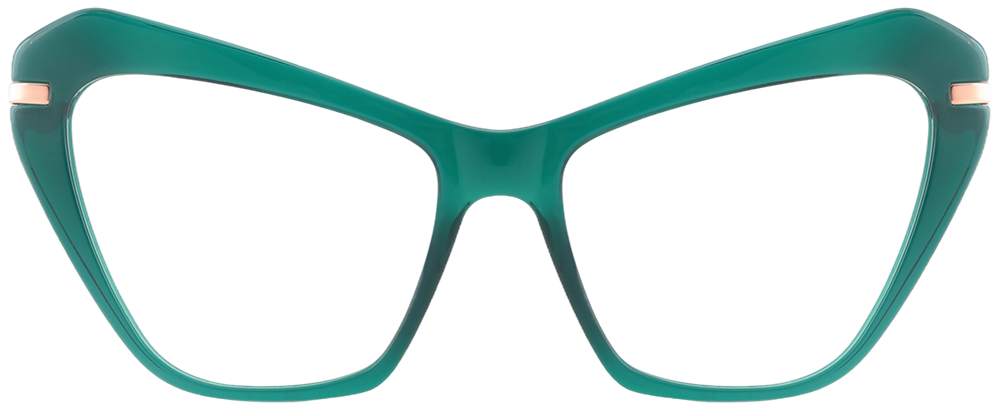 Try on glasses: Prescription Glasses 35003 Green