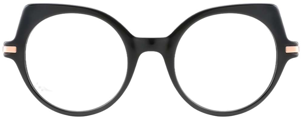 Try on glasses: Prescription Glasses 35004 Black