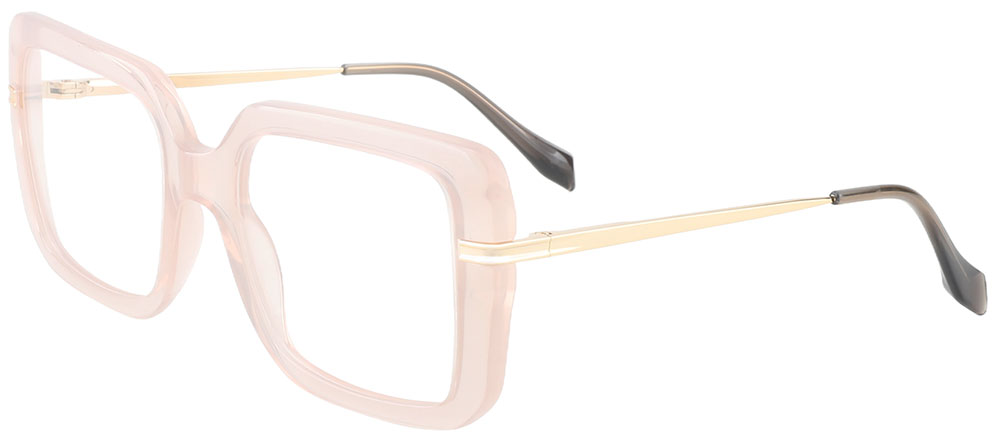 Cheapglasses123.com Square Prescription Glasses 35009 Cream
