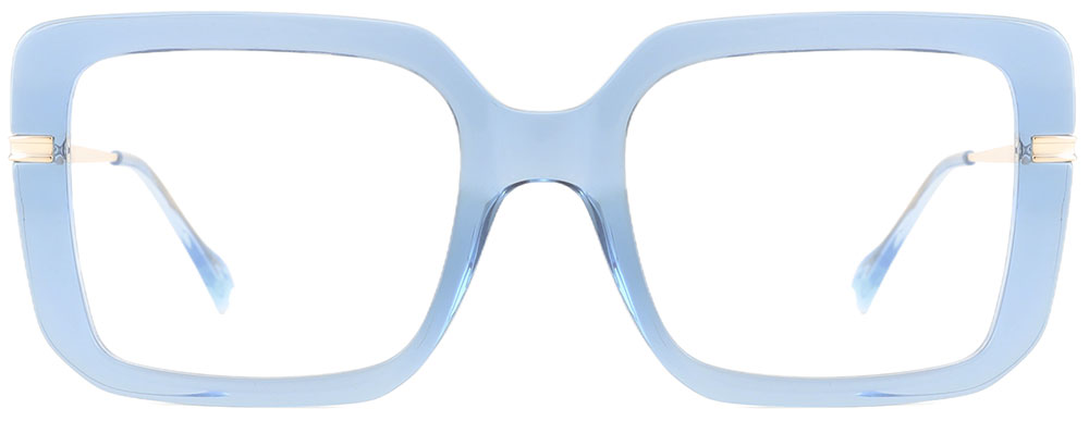 Square Prescription Glasses 35009 Blue from Cheapglasses123.com