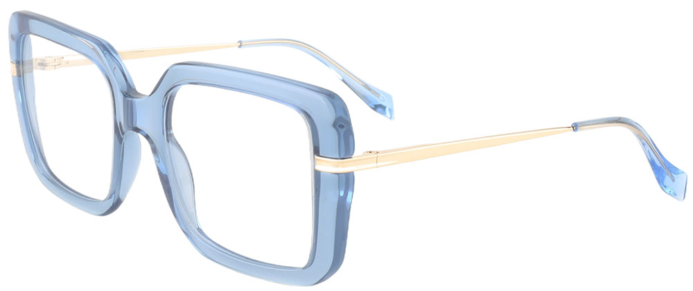 Cheapglasses123.com Square Prescription Glasses 35009 Blue