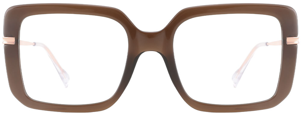 Square Prescription Glasses 35009 Brown from cheapglasses123.com