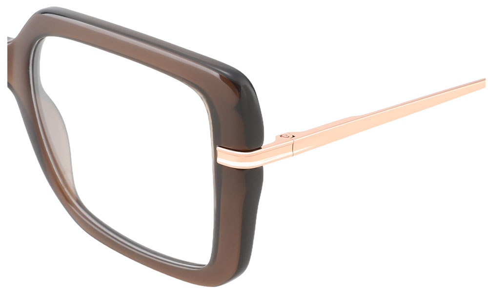 Square Prescription Glasses 35009 Blue