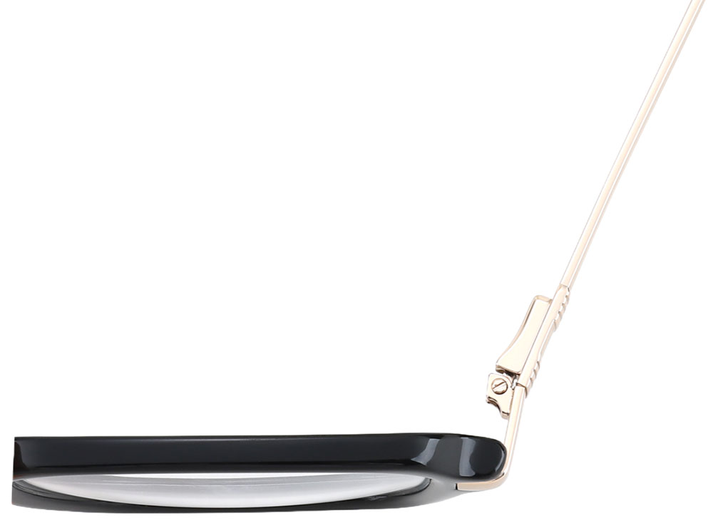 Square Prescription Glasses 35011 Black Gold