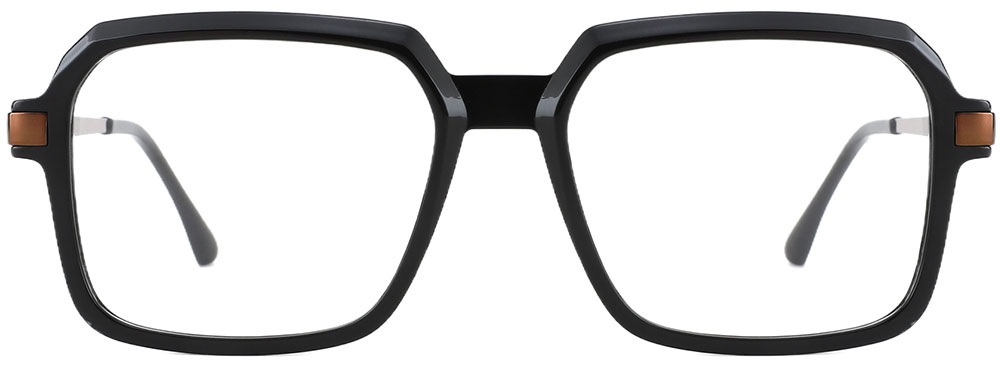 Square Prescription Glasses 35012 Black from cheapglasses123.com