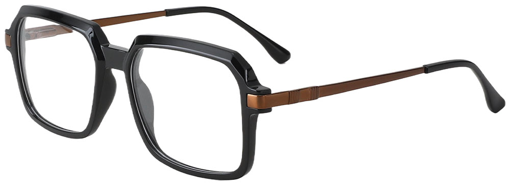 Cheapglasses123.com Square Prescription Glasses 35012 Black