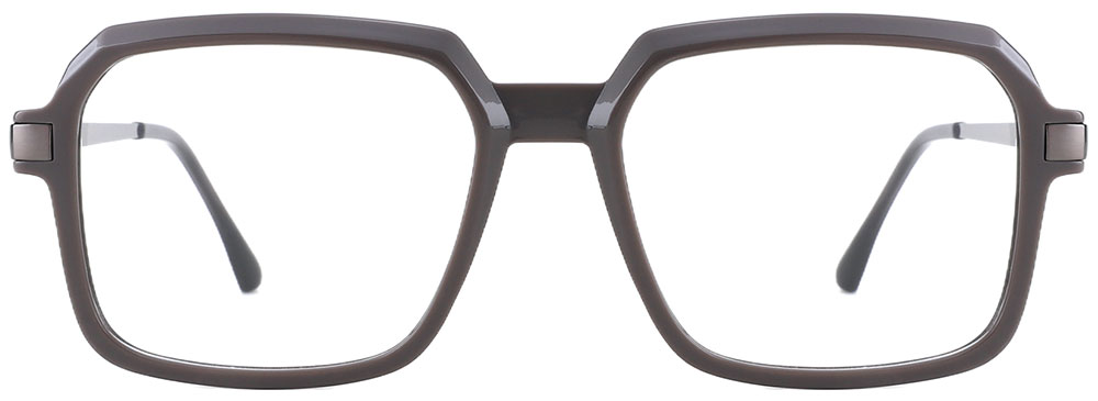 Square Prescription Glasses 35012 Gray from Cheapglasses123.com
