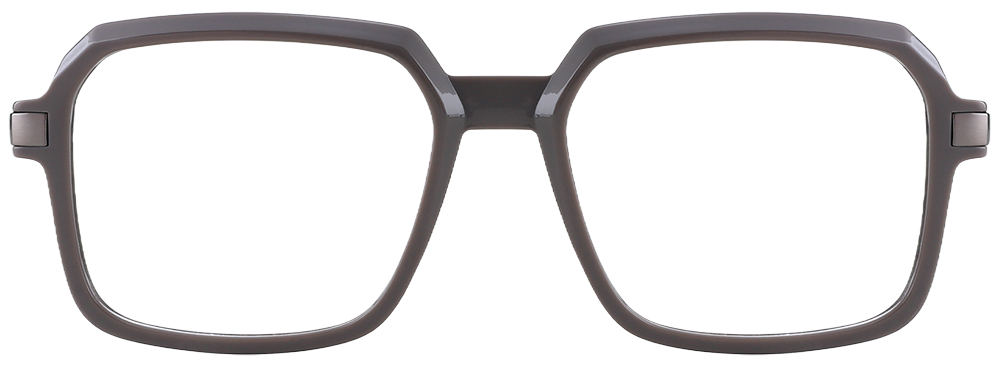 Try on glasses: Square Prescription Glasses 35012 Gray