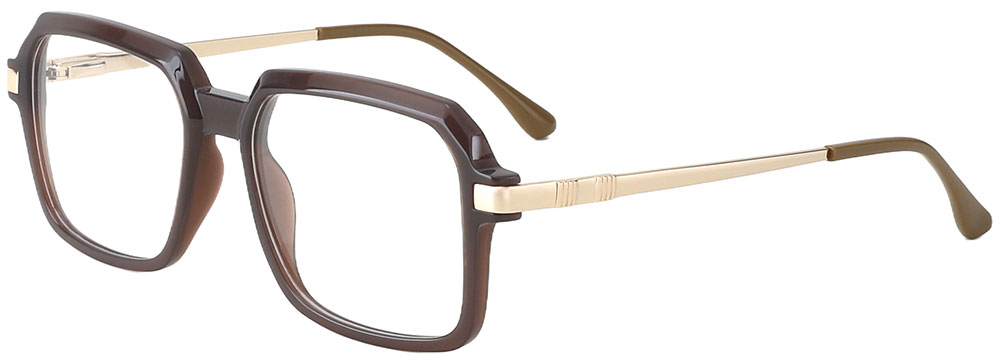 Cheapglasses123.com Square Prescription Glasses 35012 Brown