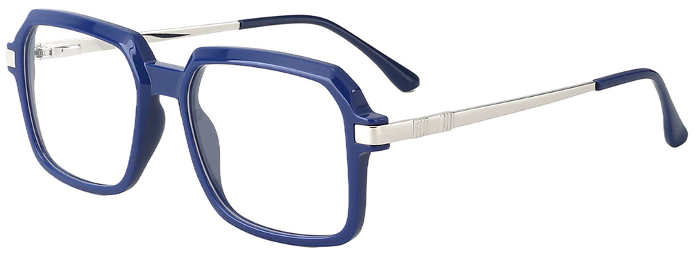 Cheapglasses123.com Square Prescription Glasses 35012 Blue