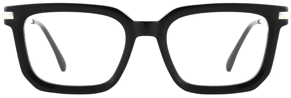 Rectangle Prescription Glasses 35014 Black from cheapglasses123.com