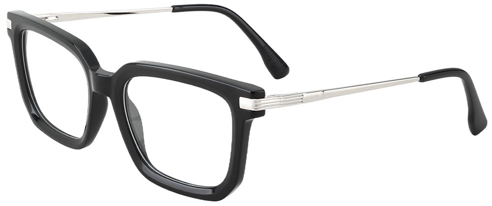 Rectangle Prescription Glasses 35014 Black