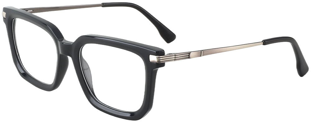 Cheapglasses123.com Prescription Glasses 35014 Black Gray