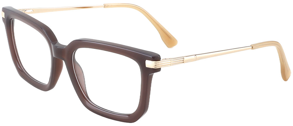 Cheapglasses123.com Rectangle Prescription Glasses 35014 Brown