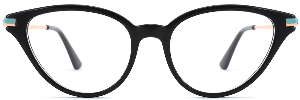 Cat Eye Prescription Glasses 35020 Black from Cheapglasses123.com