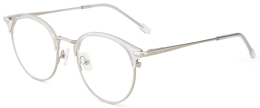 Cheapglasses123.com Round Prescription Glasses 35021 White
