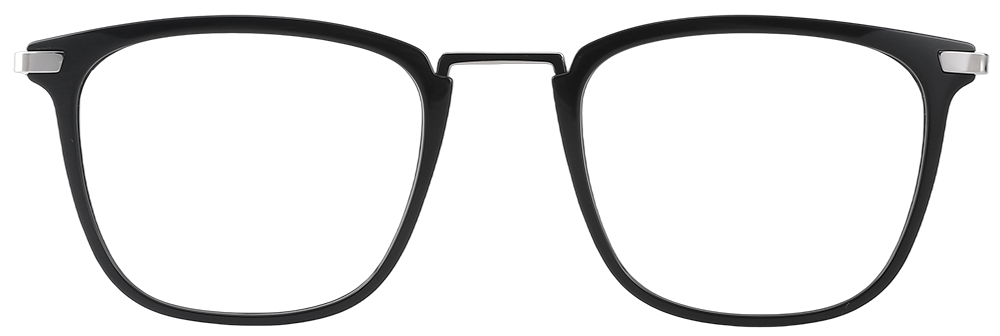 Try on glasses: Prescription Glasses 35022 Black