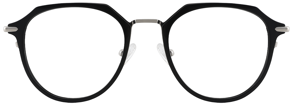 Try on glasses:  Prescription Glasses 35023 Black