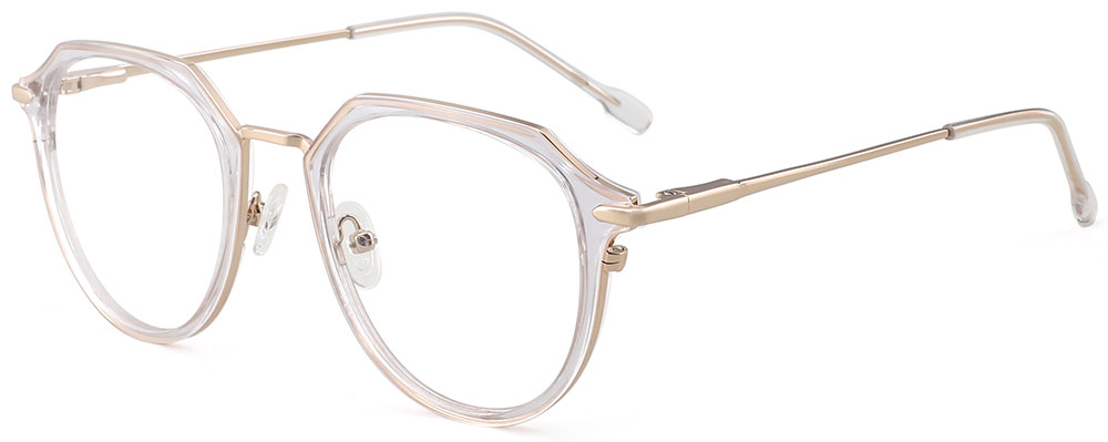 Cheapglasses123.com Prescription Glasses 35023 Clear Gold
