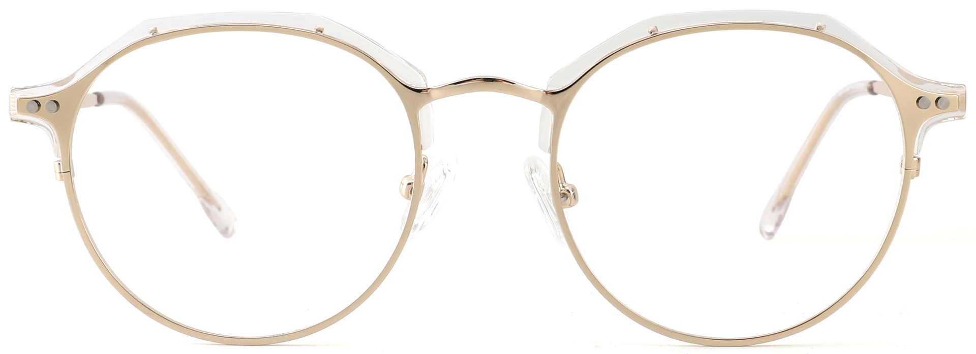 Round Prescription Glasses 35027 Clear from Cheapglasses123.com