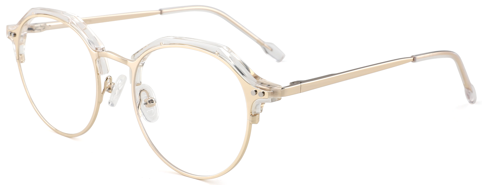 Cheapglasses123.com Round Prescription Glasses 35027 Clear