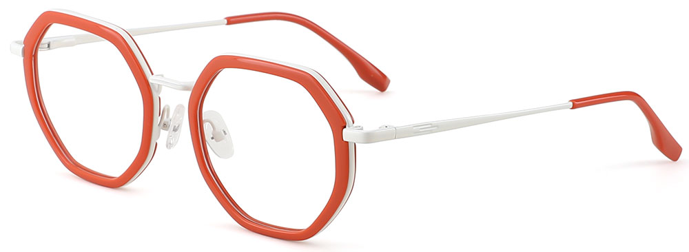 Cheapglasses123.com Prescription Glasses 35028 Orange White