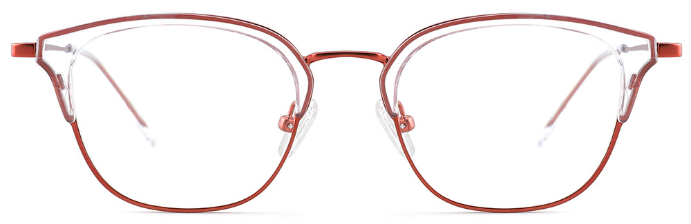 Prescription Glasses 35030 Clear Rose Gold from Cheapglasses123.com