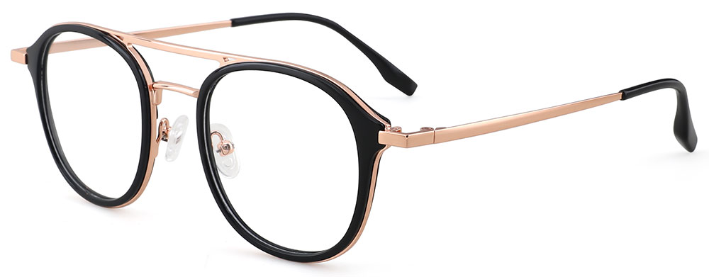 Cheapglasses123.com Aviator Prescription Glasses 35031 Black Gold 